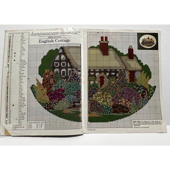 VTG Leisure Arts Cross Stitch Design Magazine-April 1992 - Picture 4 of 5